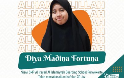 Luar Biasa, Siswi SMP AABS Purwokerto sukses Menyelesaikan Hafalan 30 Juz Al-Qur’an