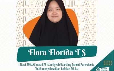 Satu Lagi, Siswi SMA AABS Purwokerto Berhasil Menyelesaikan Tahfiz 30 Juz Al-Qur’an