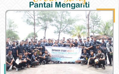 Serunya Belajar di Alam, Siswa SMA AABS Purwokerto Outdoor Study ke Pantai Menganti