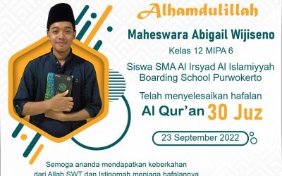 Barakallah, Maheswara Abigail Rampungkan Hafalan 30 Juz Al-Qur’an
