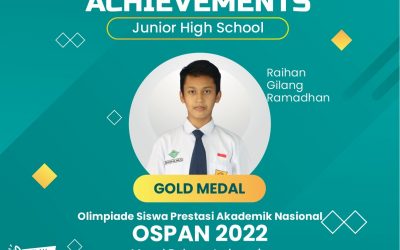 Membanggakan! Dua Siswa SMP AABS Purwokerto Sabet Medali Emas dalam Ajang OSPAN 2022