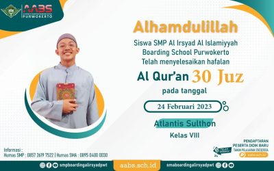 Atlantis Sulthon Khatam Hafalan 30 Juz Al-Qur’an