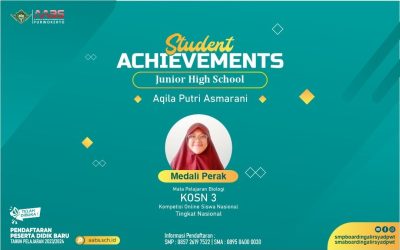 Membanggakan! Dua Siswa SMP AABS Purwokerto Meraih Medali KOSN 3