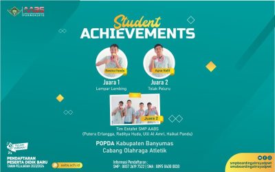 SMP AABS Purwokerto Borong 3 Medali Atletik POPDA Banyumas