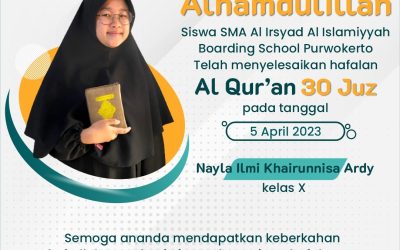 Nayla Ilmi Khatam Tahfiz 30 Juz di Mesir