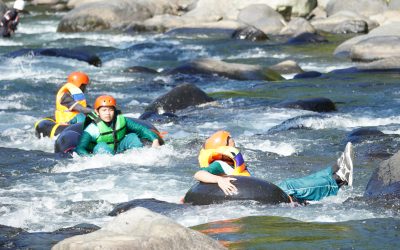 Serunya Tubing Adventure di Privat River AABS Purwokerto