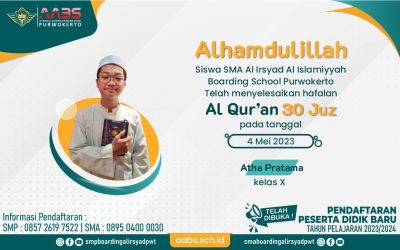 Atha Pratama, Selesai Hafalan 30 Juz Dalam Program Overseas