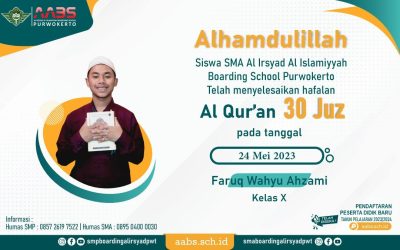 Dua Siswa SMA AABS Khatam Hafalan 30 Juz di Mesir