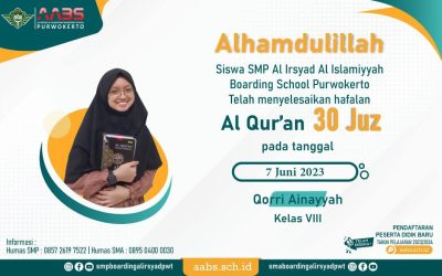 Lima Santri SMP AABS Selesai Hafalan 30 Juz Al-Quran