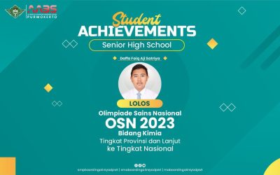 Bangga! Dua Siswa SMA AABS Raih Prestasi Tingkat Nasional