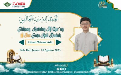 Sima’an Al-Quran 10 Juz Sekali Duduk, Ghani Wisma Adi Siswa SMP AABS