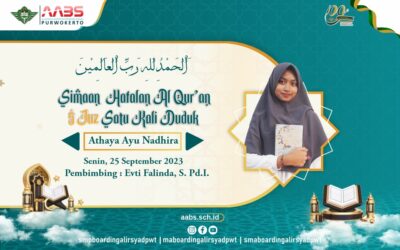 Athaya Ayu Nadhira Ikuti Tasmi’ 5 Juz Al Quran Sekali Duduk