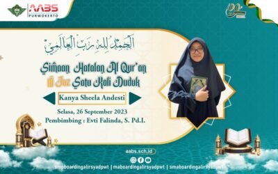 Kanya Sheela Andesti Tasmi’ 10 Juz Sekali Duduk