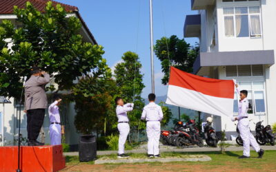 Upacara Bendera, Kapolsek dan Koramil Baturraden Bangga Atas Capaian Prestasi Siswa AABS