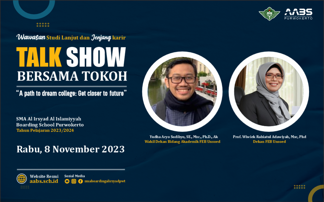 Besok! Talkshow Bersama Tokoh “A path to dream college: Get closer to future”
