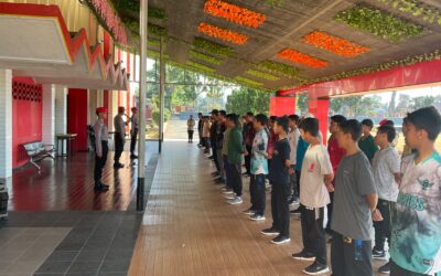 Dicipline Day Siswa SMP AABS di Sekolah Polisi Negara