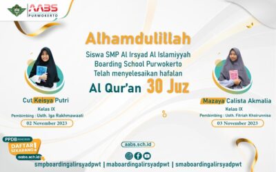 Perjuangan Para Penghafal Quran, Santri SMP AABS Selesai Hafalan 30 Juz