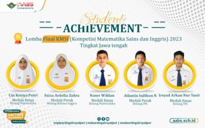 Prestasi SMP AABS Purwokerto, Dalam Sepekan Banjir Puluhan Medali Kejuaraan