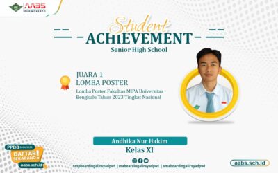 Andhika Nur Hakim, Juara 1 Lomba Poster Inovasi Generasi Z Tingkat Nasional