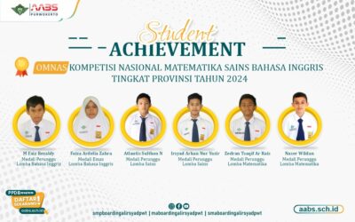 SMP AABS Purwokerto Raih Enam Medali OMNAS 13 Tingkat Provinsi