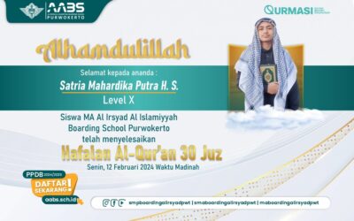 Tuntaskan Hafalan Al Quran di Madinah, Satria Mahardika Siswa MA AABS