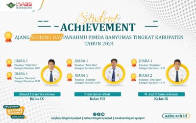Lagi! Siswa SMP AABS Raih Gelar Juara Panahan Scoring Day Kabupaten Banyumas