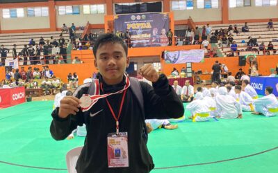 Medali Perak dari POPDA Cabor Pencak Silat Kabupaten Banyumas