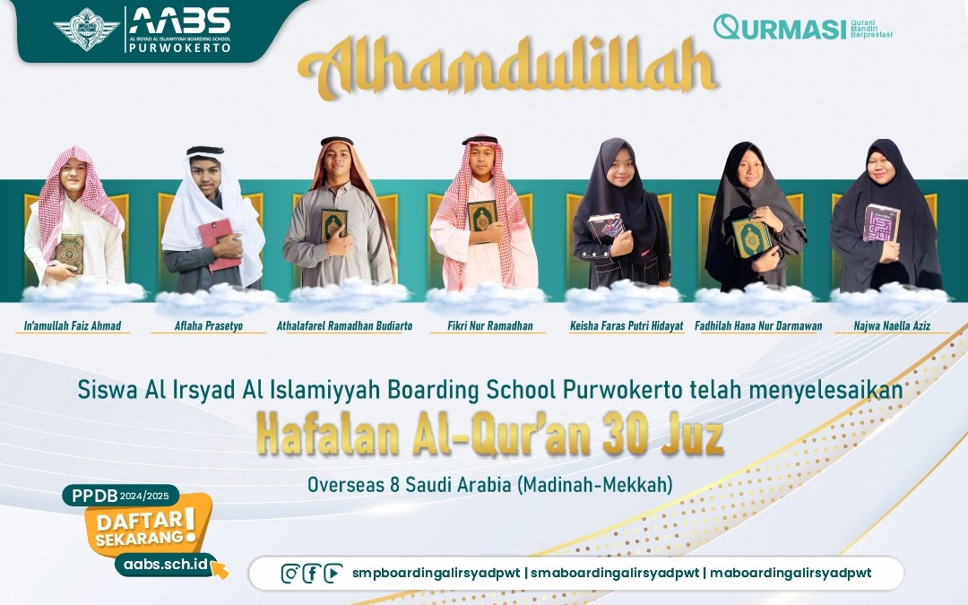 Capaian Hafalan 30 Juz Al Quran Overseas Saudi Arabia, Pekan ke-7 dan 8