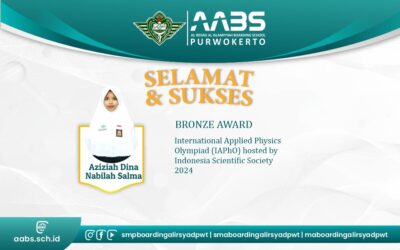 Prestasi Internasional, Aziziah Dina Raih Bronze Medal Olimpiade Fisika Internasional IAPhO Indonesia Scientific Society