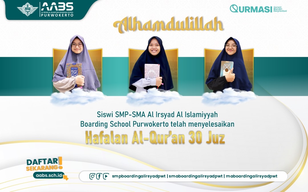 Capaian tahfidz Al-Qur'an santri AABS Purwokerto