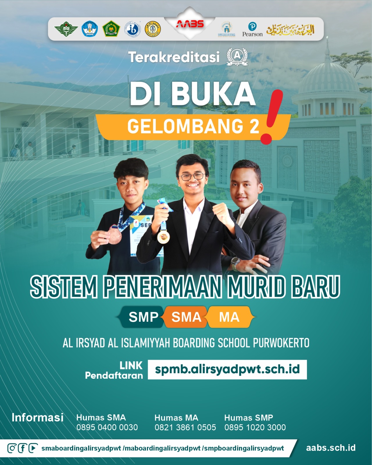 Flyer SPMB Gelombang 2 TA 2026-2027